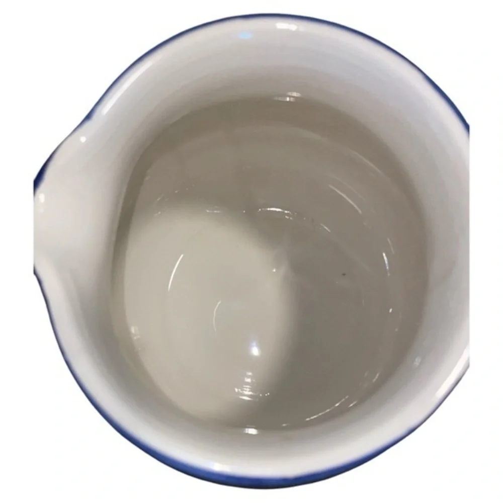 Furio Vintage Striped Art Pottery Pitcher‎ Made in Italy Blue Green